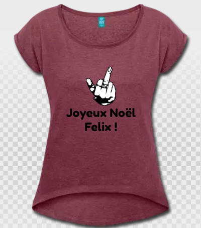 Fuck you, doigt d'honneur et Joyeux Noël Félix