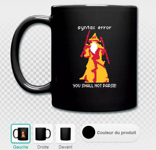 Mug développeur you shall not parse you shall not pass