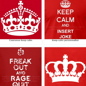 Keep calm et parodies, créer son t-shirt.